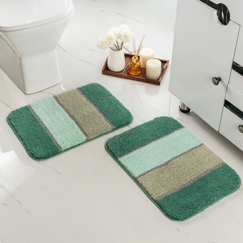 CloudStep Bathmat ( green ) - Set Of Two media 3