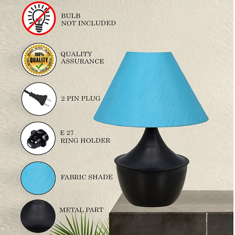 Obliqe Metal Table Lamp - Blue,Black media 4