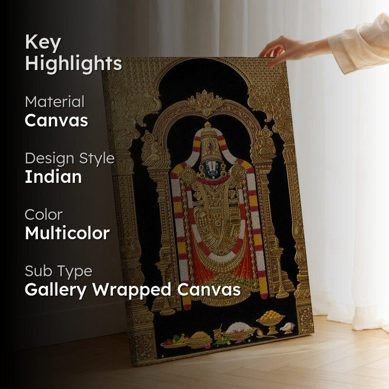 Golden Balaji Canvas Wall Art & Paintings media 2