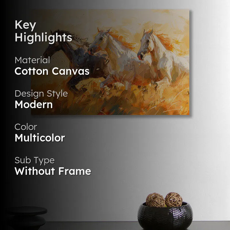 Galloping Triad Wall Art media 2