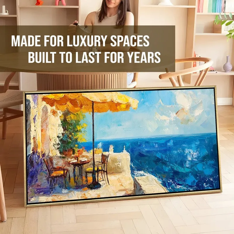 Salted Sunlight Canvas Wall Painting With Frame media 7