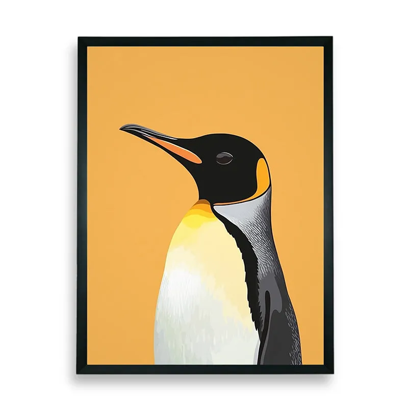 Solitary Penguin Wall Art With Resin Frame media 7
