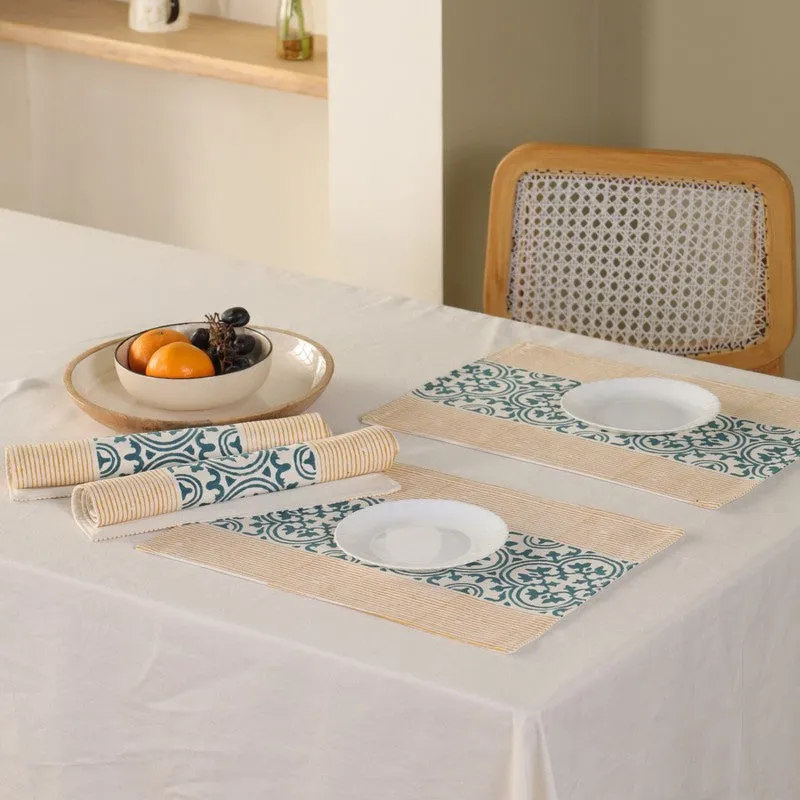 Ethnic Aura Canvas Table Mats - Set Of Four media 5