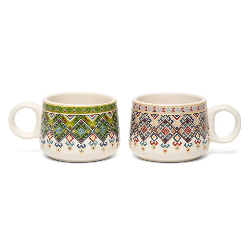 Kalpvriksha Ceramic Tea Cup (120 mL Each) - Set Of Six media 5
