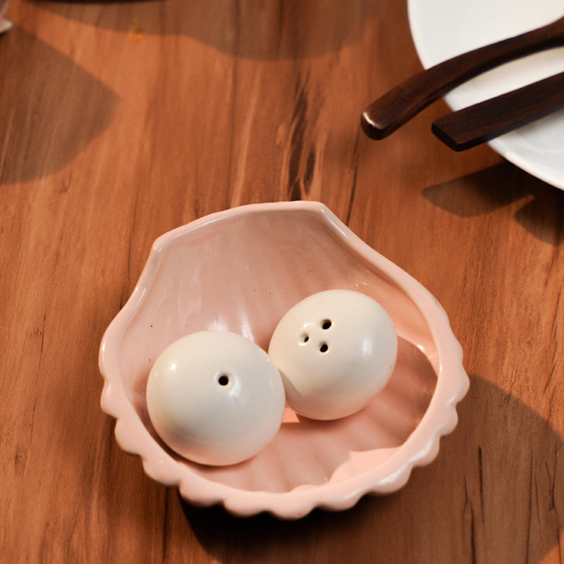 Pear In Shell Salt & Pepper Set - Three Piece Set media 3