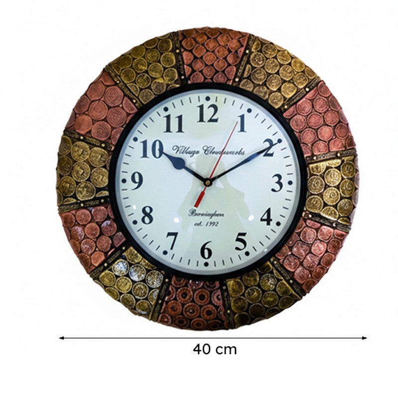 Serenata Hand-Painted Wood Wall Clock media 6