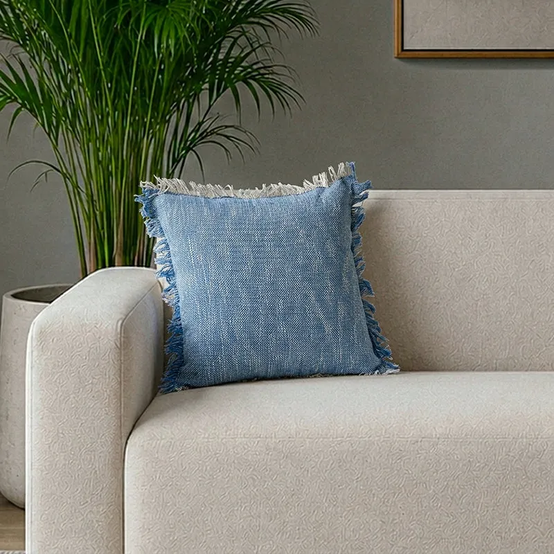 Azure Textured Cushion Cover media 1