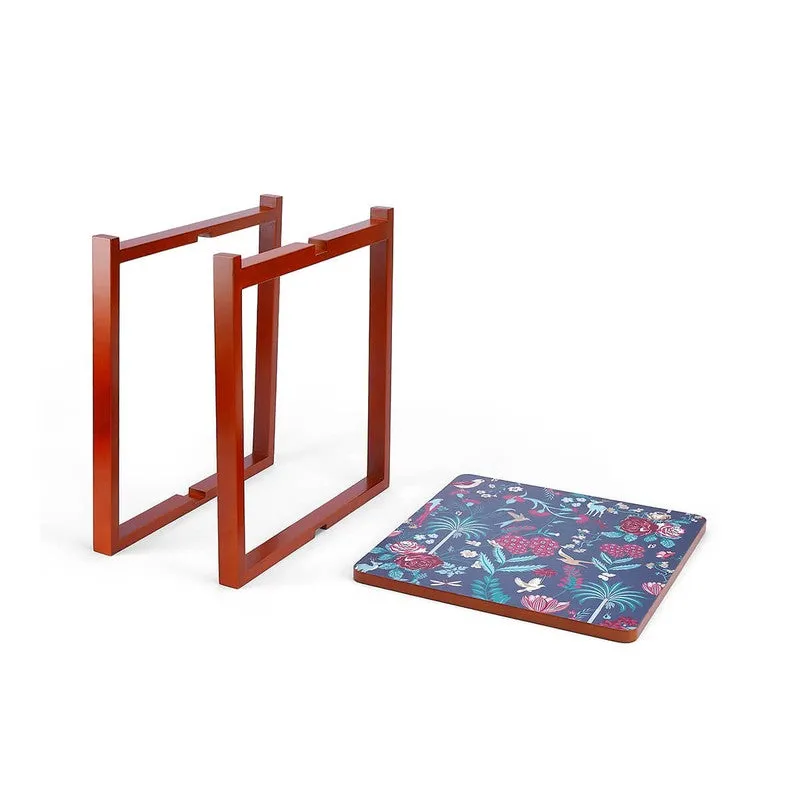 India Circus Wood Galore Square Side Table media 7