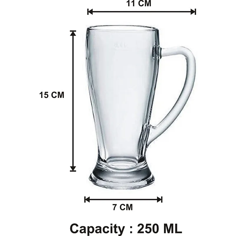 Percival Beer Mug (250 ML) - Set Of Two media 4