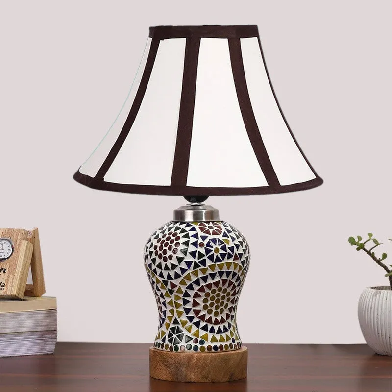Aurenique Wooden Table Lamp - Multicolor media 4