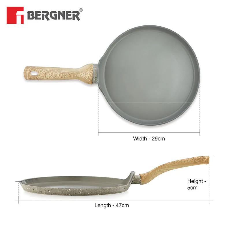 Bergner Ever Glide Induction Safe Non-Stick Dosa Tawa - 29 cm media 8