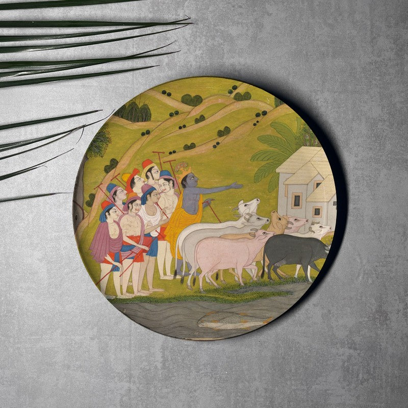 Pastoral Harmony Wall Plates - Set Of Five media 8