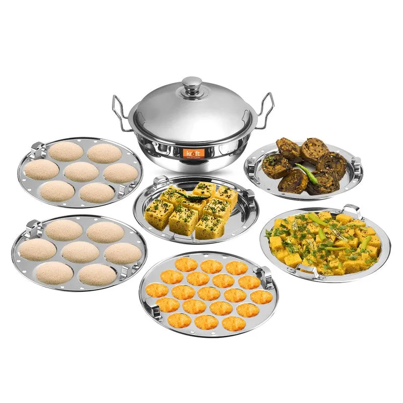 Kraft Heat Craft Idli Maker (5000 mL) - Seven Piece Set media 3