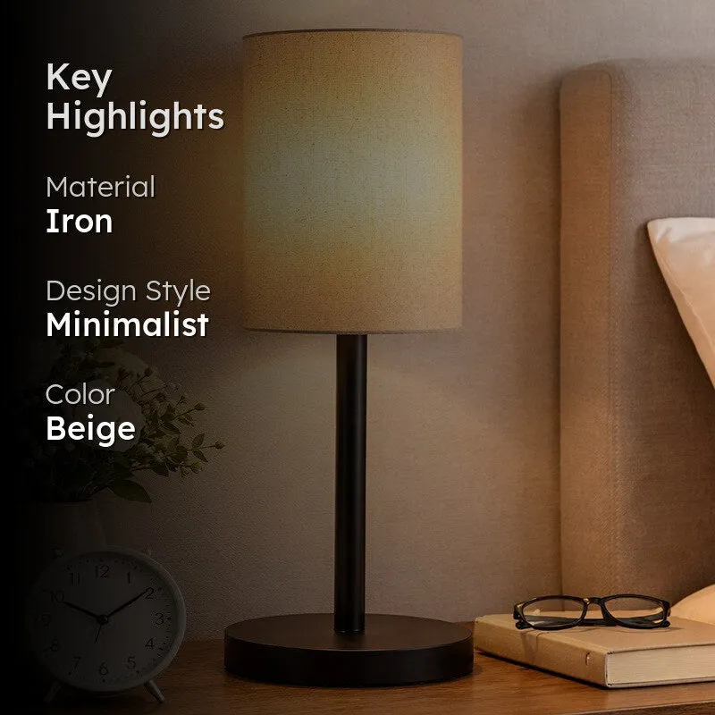 Minimal Aura Table Lamp - Beige media 2