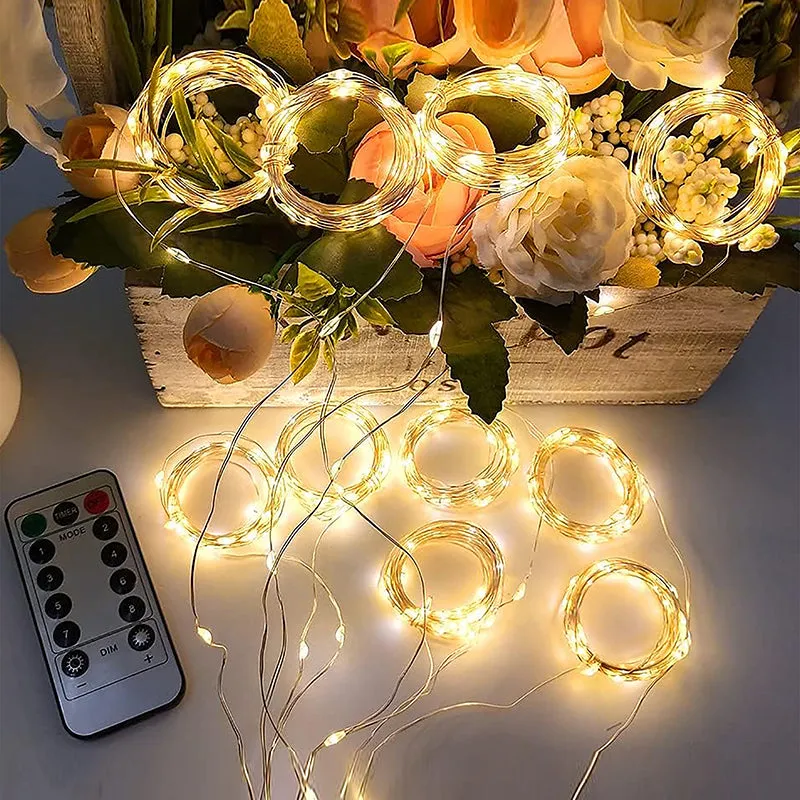 Asteria Copper String Light - Ivory media 7