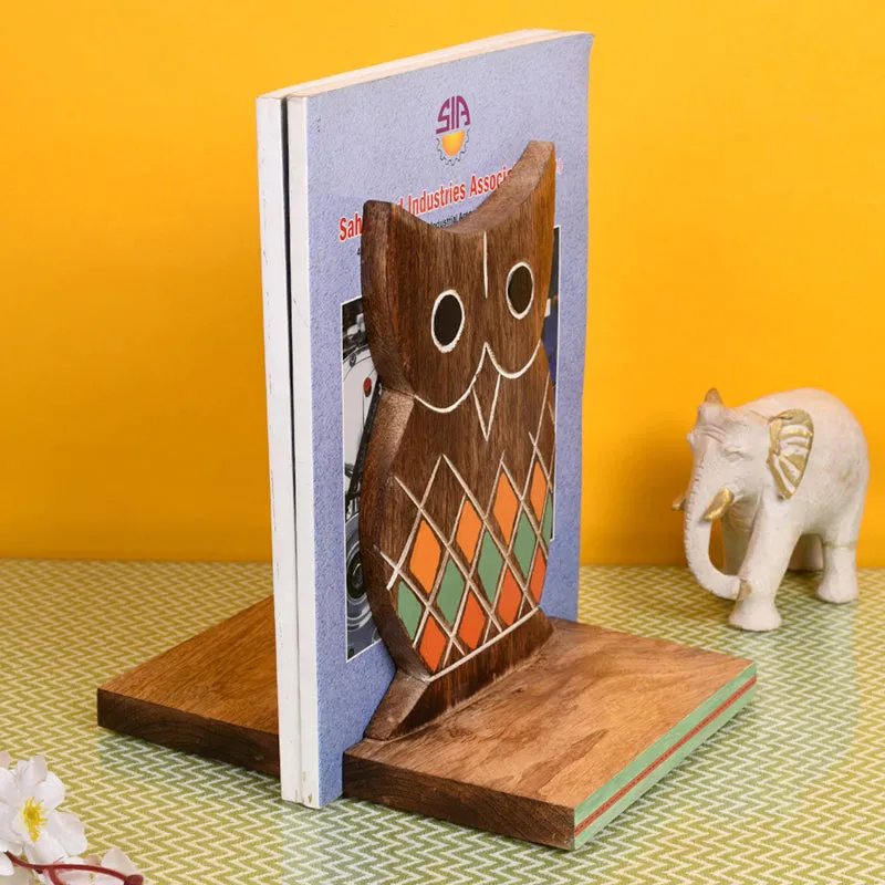 Wise Owl Guard Book End media 1
