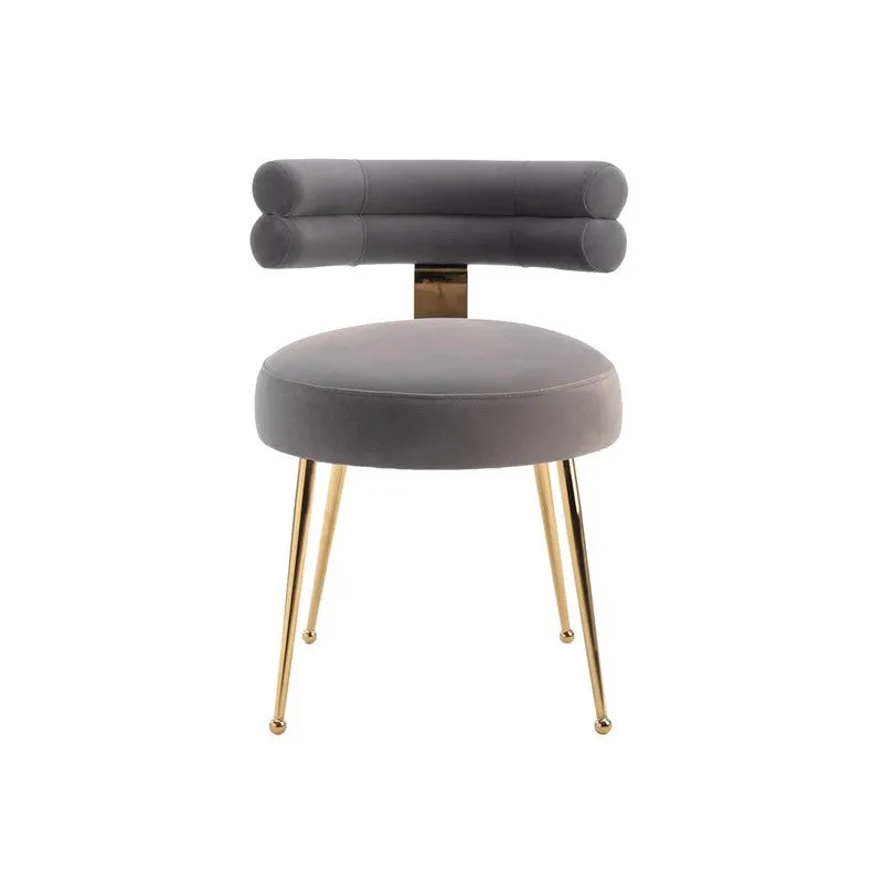 Velmora Metal Accent Chair - Grey media 5