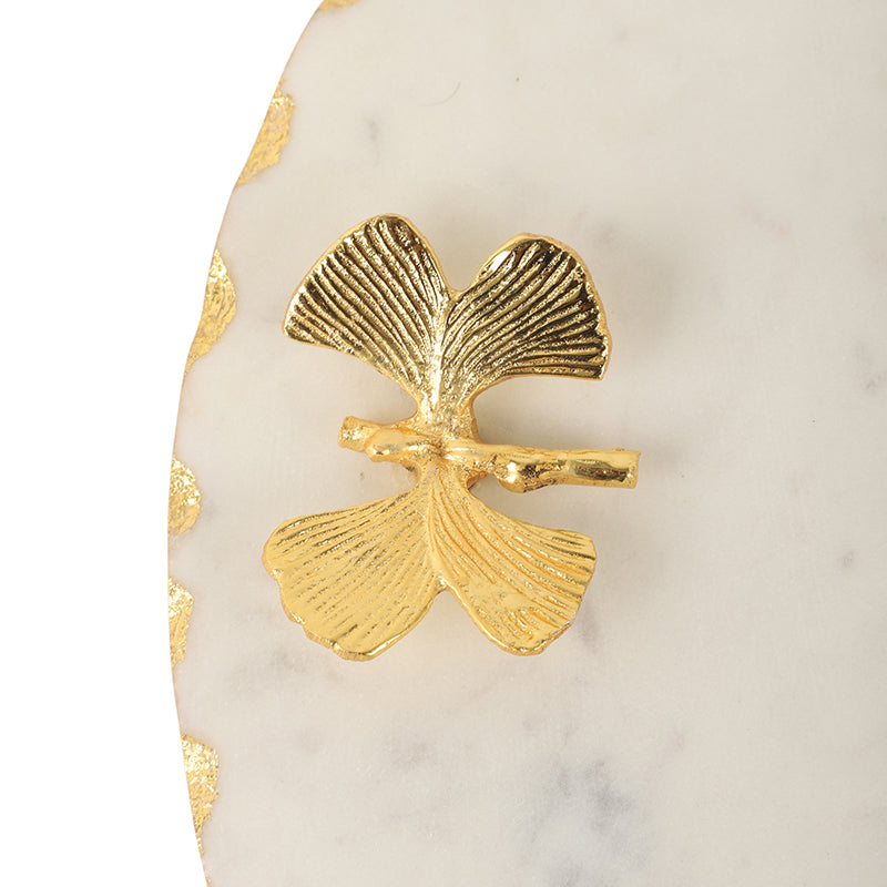 Scotia Mariposa Marble Platter - White media 5