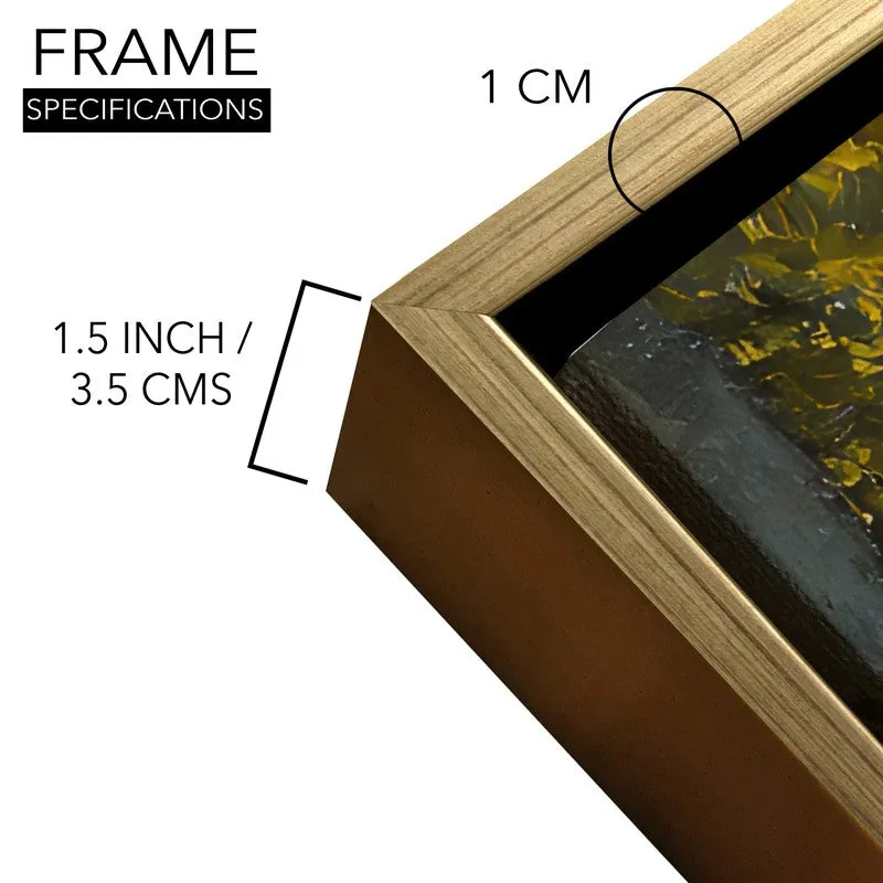 Restful Greens Canvas Wall Painting With Frame media 6