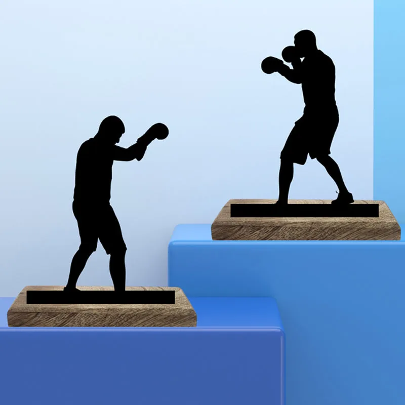 Brave Boxers II Showpiece - Set Of Two media 3