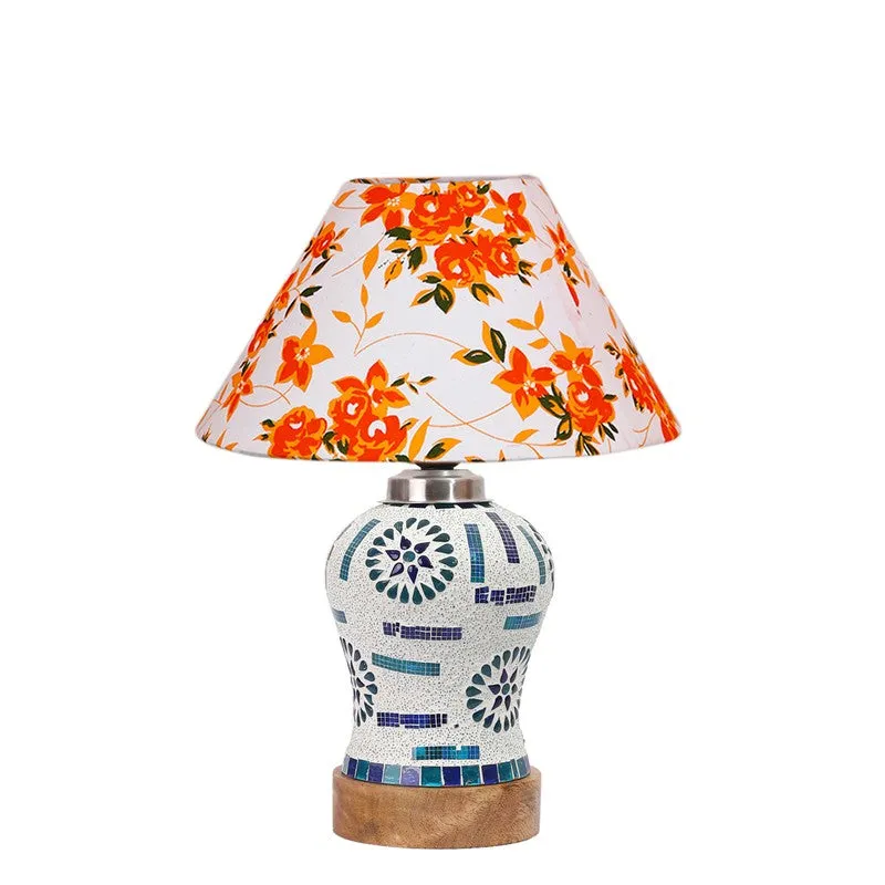 Sonara Fleur Cone Wooden Table Lamp - Multicolor media 5