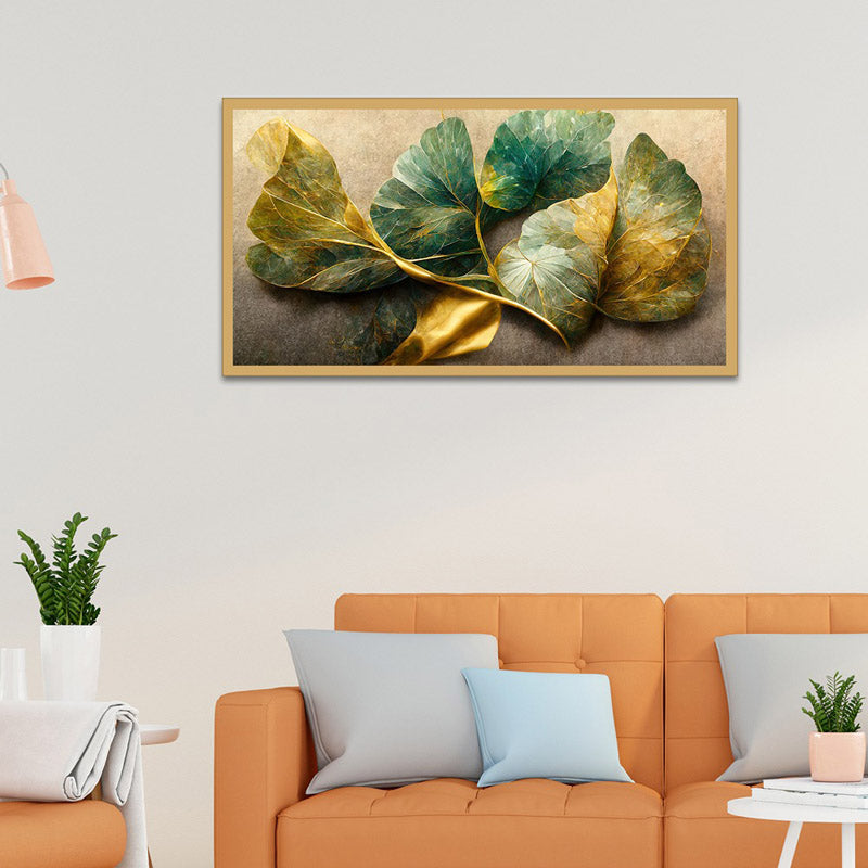 Qaina Abstract Wall Painting With Frame