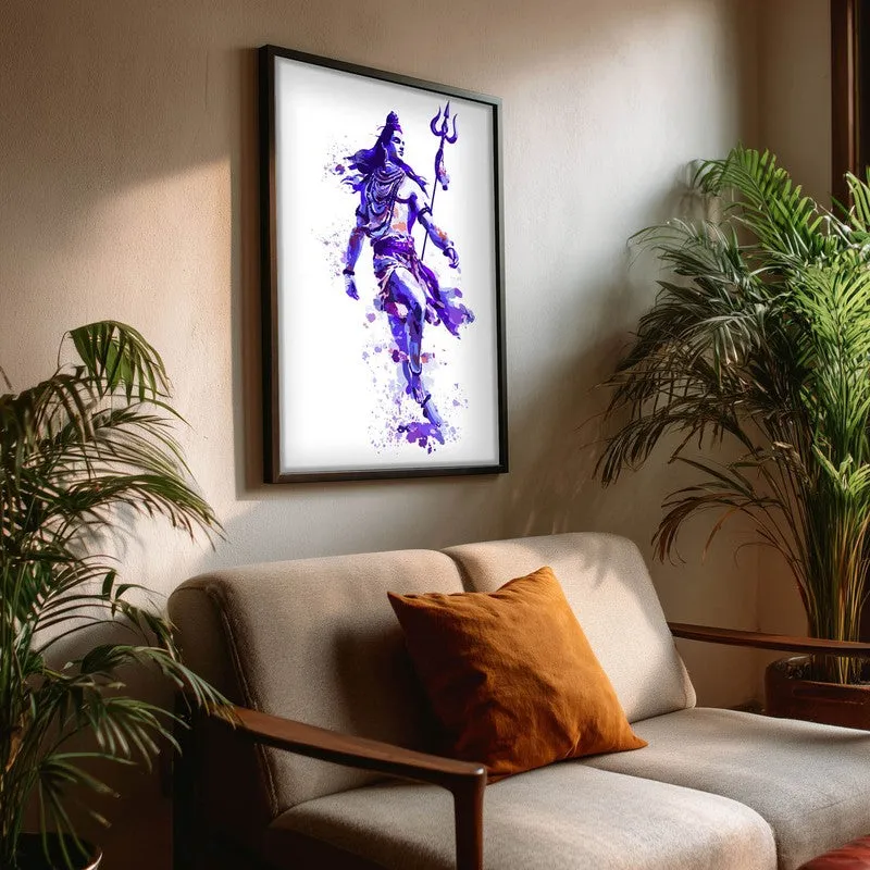 Cosmic Dance Lord Shiva Archival Paper Wall Art media 3