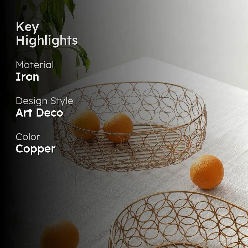 Flavio Fruit Basket - Copper media 2