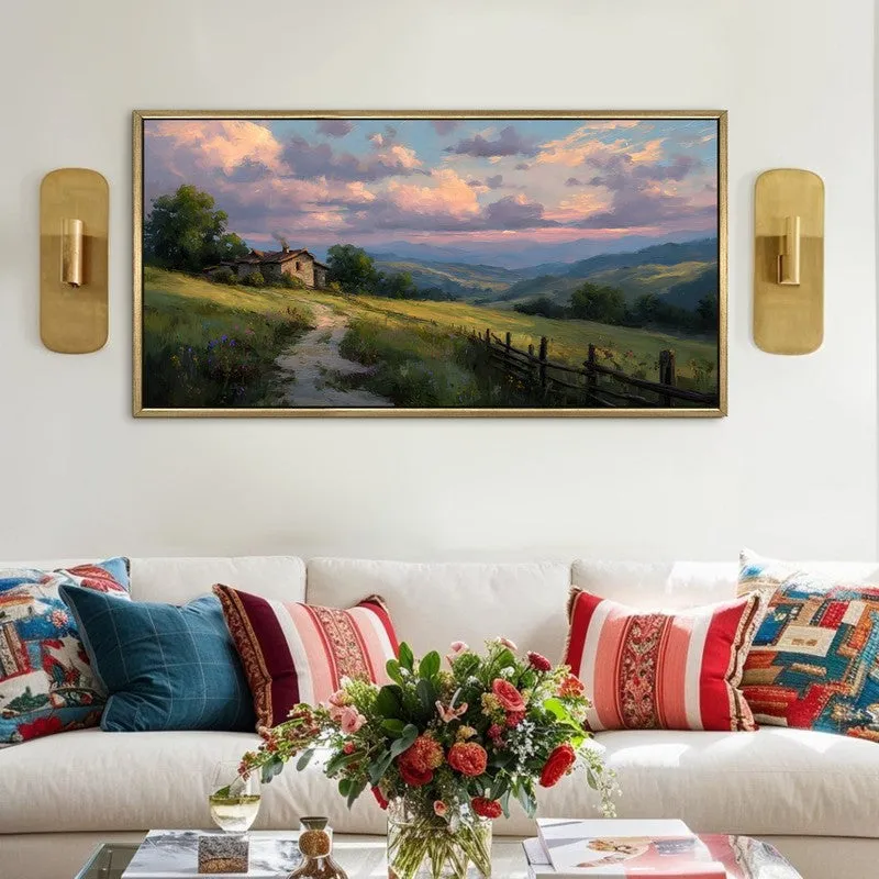 Quietlands Canvas Wall Painting With Frame media 1