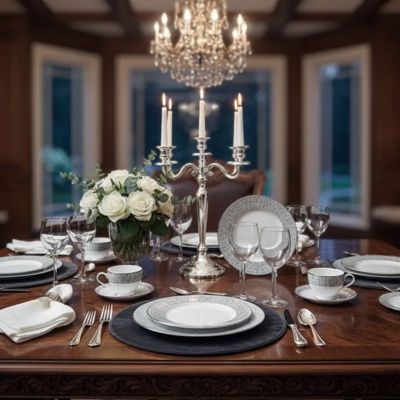 Noritake Celestine Court Dinner Set - Thirty Seven Piece Set media 3