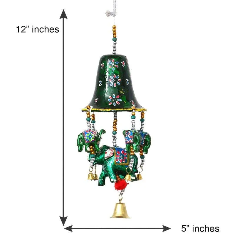 Indie Elephant & Bells Windchimes media 4
