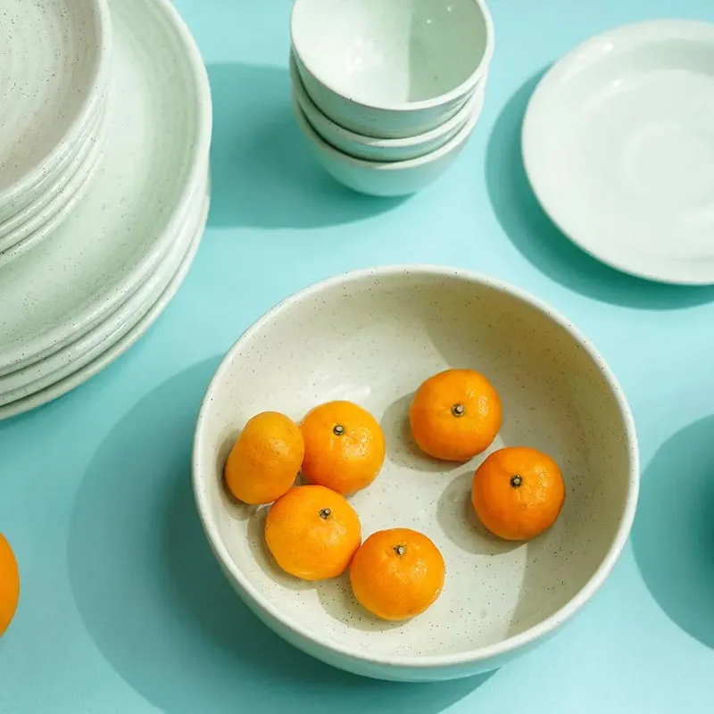 Lemongrass Handmade Dinner Set - 54 Piece Set media 4