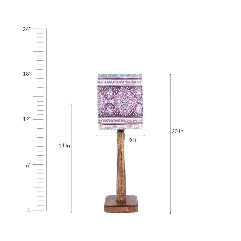 Aztec Fabric Table Lamp - Multicolor media 5