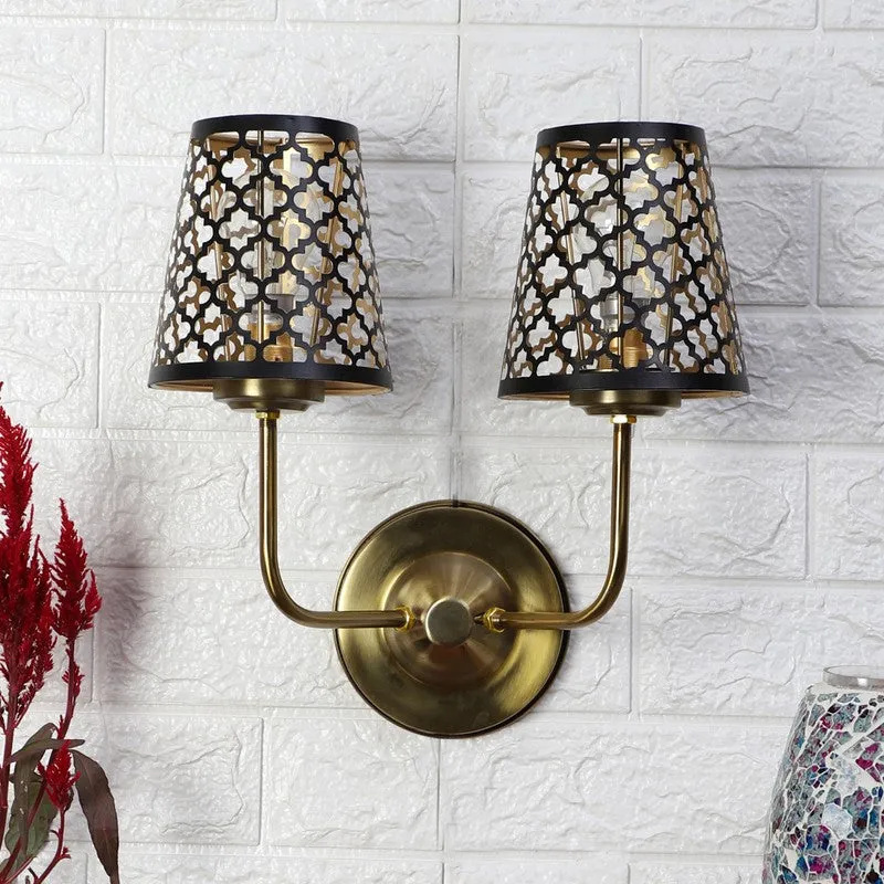 ShadowWeave Duo Metal Wall Lamp media 3
