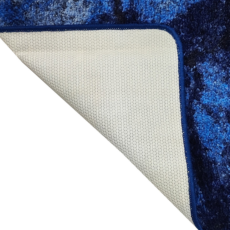 Edith Abstract Micro Fiber Runner Rug - Blue media 6