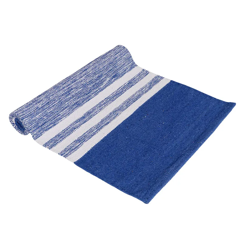 Decoria Cotton Runner Rug - Blue media 5