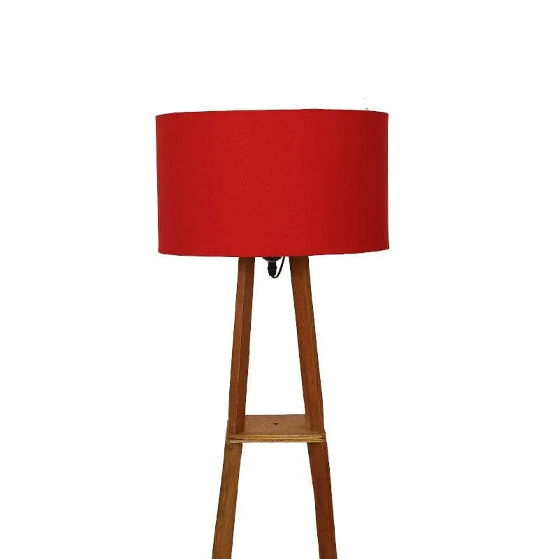 Blace Netima Floor Lamp With Shelf - Red media 4