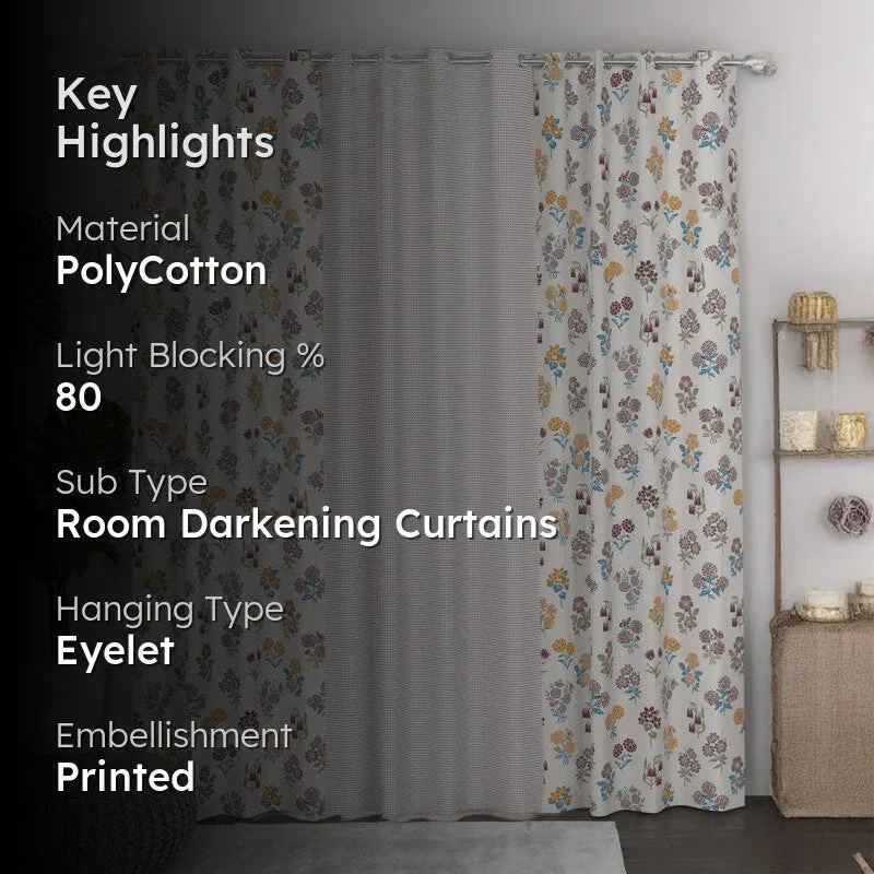 Blossom Dream Curtains - Set of Three media 2