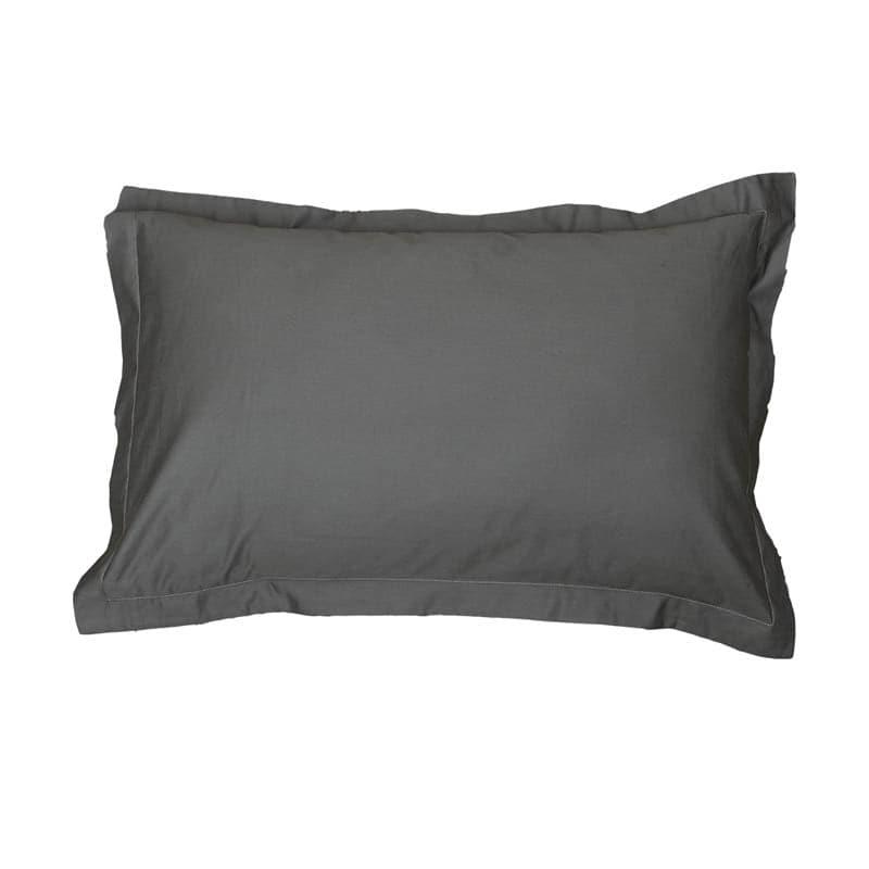 Dreamy Delight Cotton Bedsheet (Grey) - 610 TC media 4