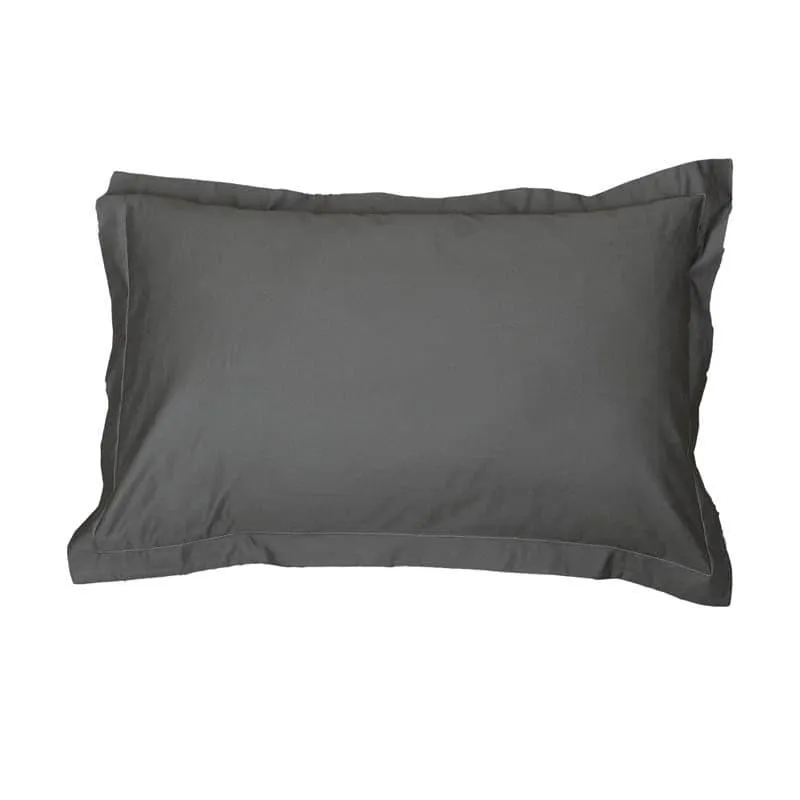 Dreamy Delight Cotton Bedsheet (Grey) - 610 TC media 4