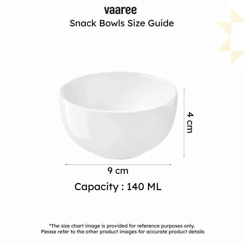 Red Lines Melamine Snack Bowls (140 mL Each) - Set of Six media 8