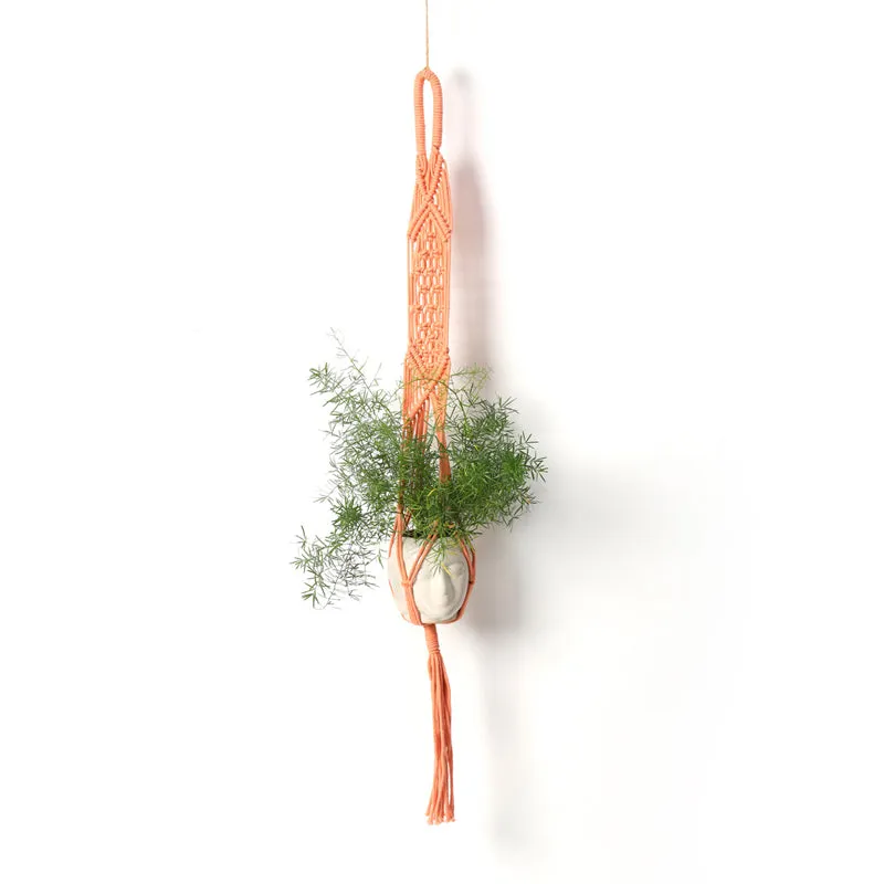 Boheme Botanica Macrame Hanging Planter (Multicolor) - Set Of Three media 4