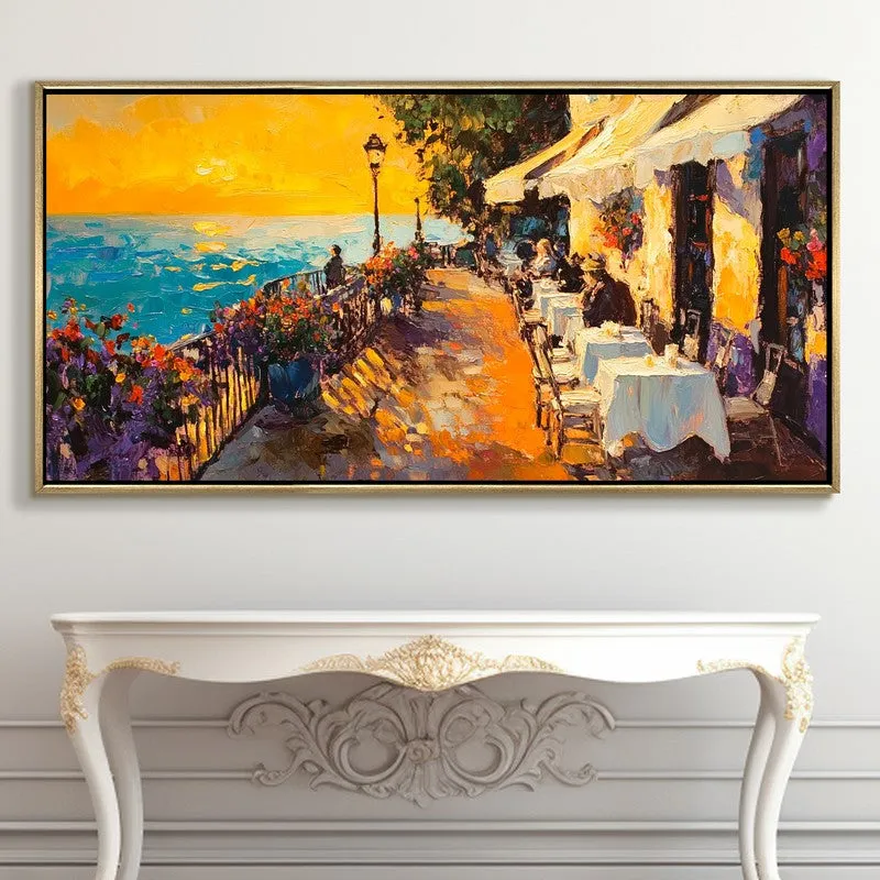 Breezy Veranda Canvas Wall Painting With Frame media 5