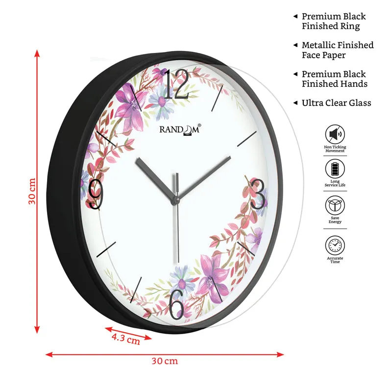 Reid Floral Wall Clock media 5