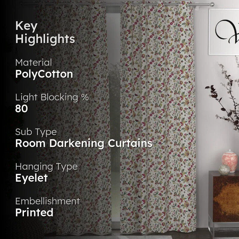 Petal Dream Curtains - Set of Two media 2