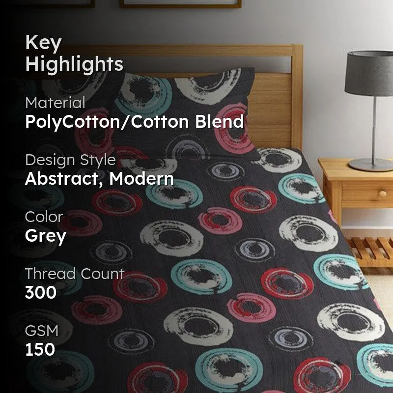 Oliver Geometric Bedsheet - 150 GSM media 2