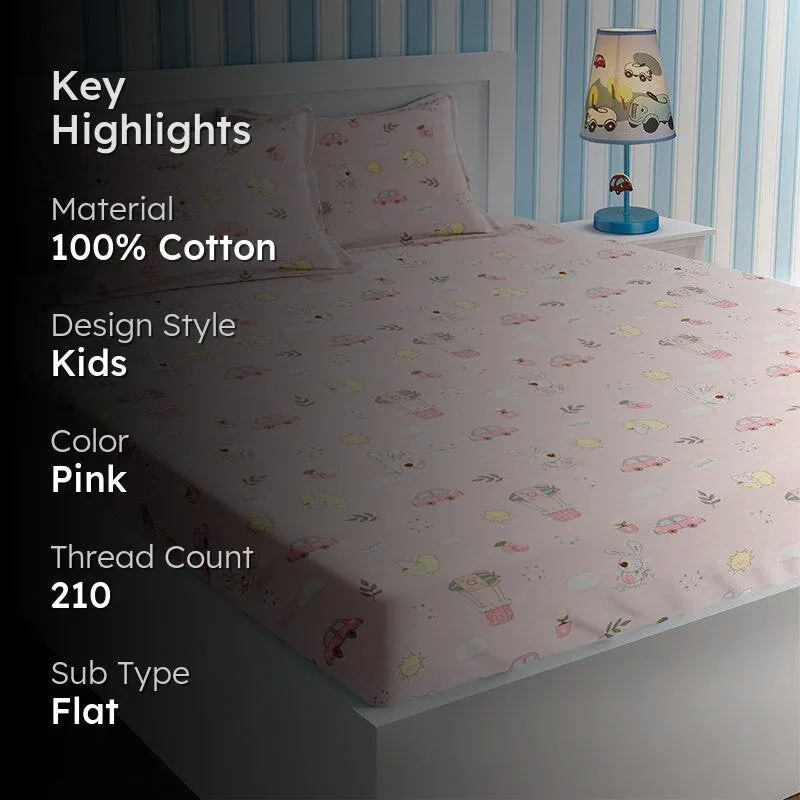 Siene Kids Cotton Bedsheet - 210 TC media 2