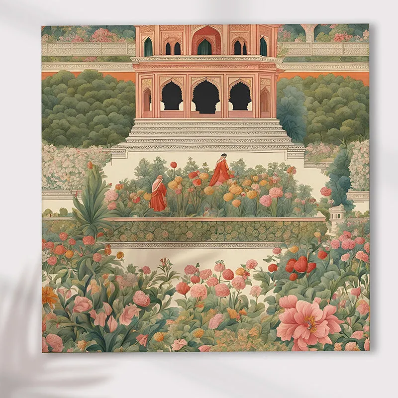 Mahal Garden Canvas Wall Art media 2