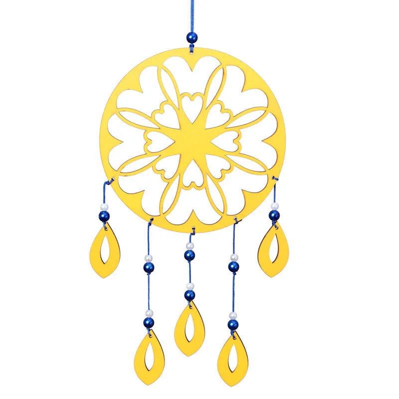 Heart Charm Dream Catcher - Yellow media 4