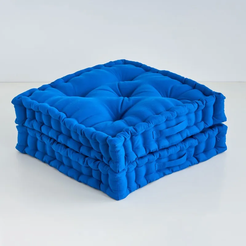Marlon Floor Cushion (Classic Blue) - Set Of Two media 5